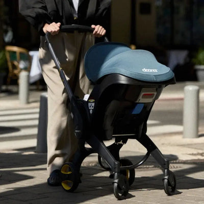 Doona Infant Car Seat & Stroller Travel System - Deep Blue