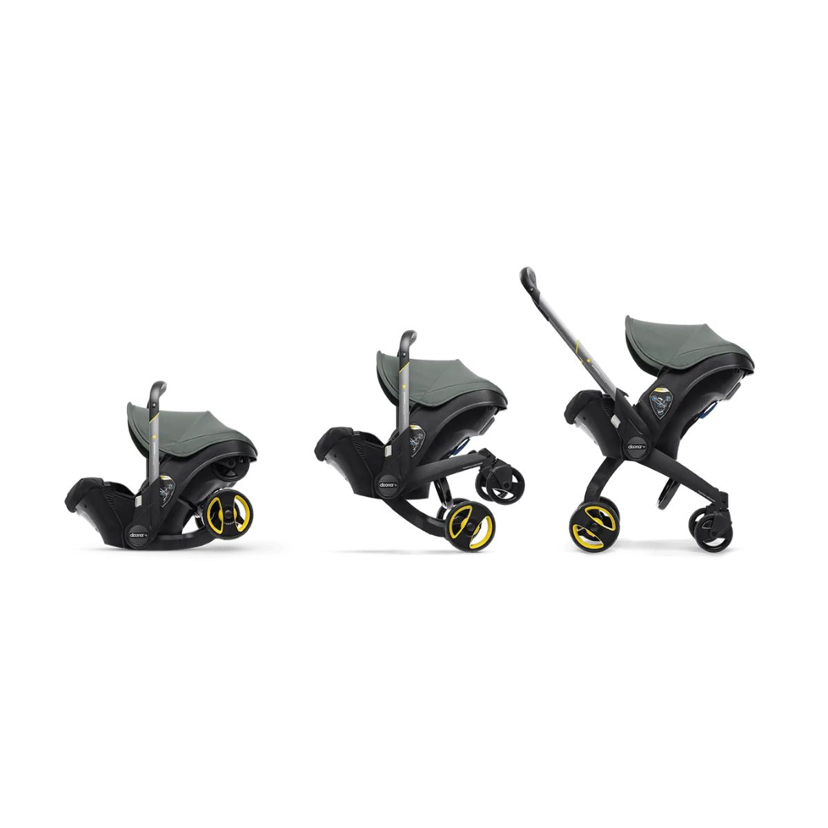 Doona Infant Car Seat & Stroller Travel System - Slate Green on Luna Baby Store Miami