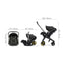 Doona Plus Car Seat & Stroller with SensAlert Bundle - Nitro Black on Luna Baby Store Miami