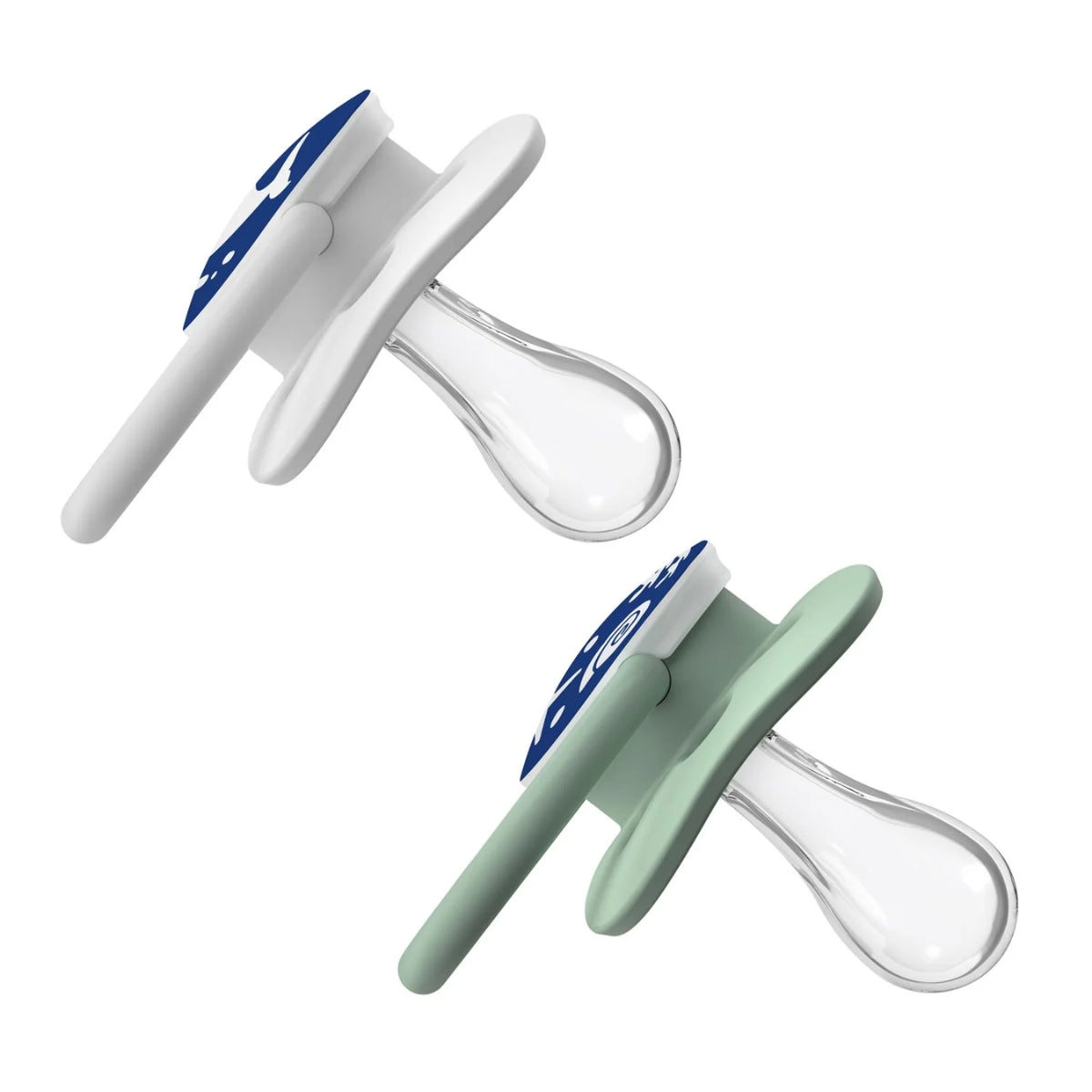 Dr. Brown’s Advantage Glow-in-the-Dark Pacifiers 0-6M Pack of 2 Blue Ocean