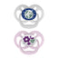Dr. Brown’s Advantage Glow-in-the-Dark Pacifiers 6-18M Pack of 2 Purple Nature on Luna Baby Store Miami