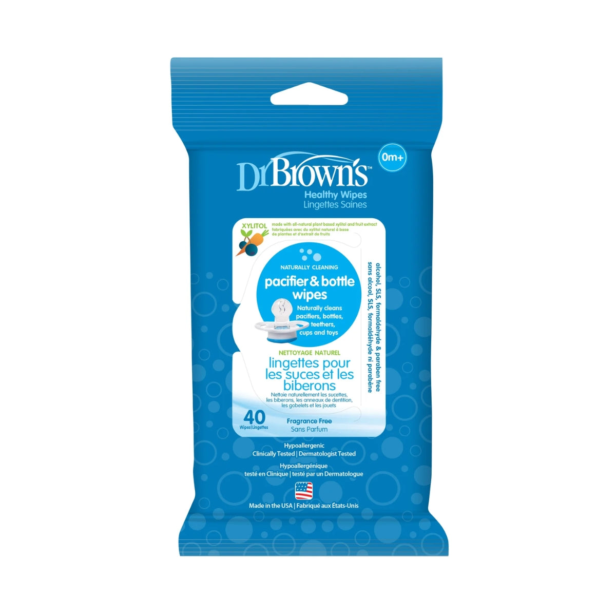 Dr. Brown's Pacifier & Bottle Healthy Wipes