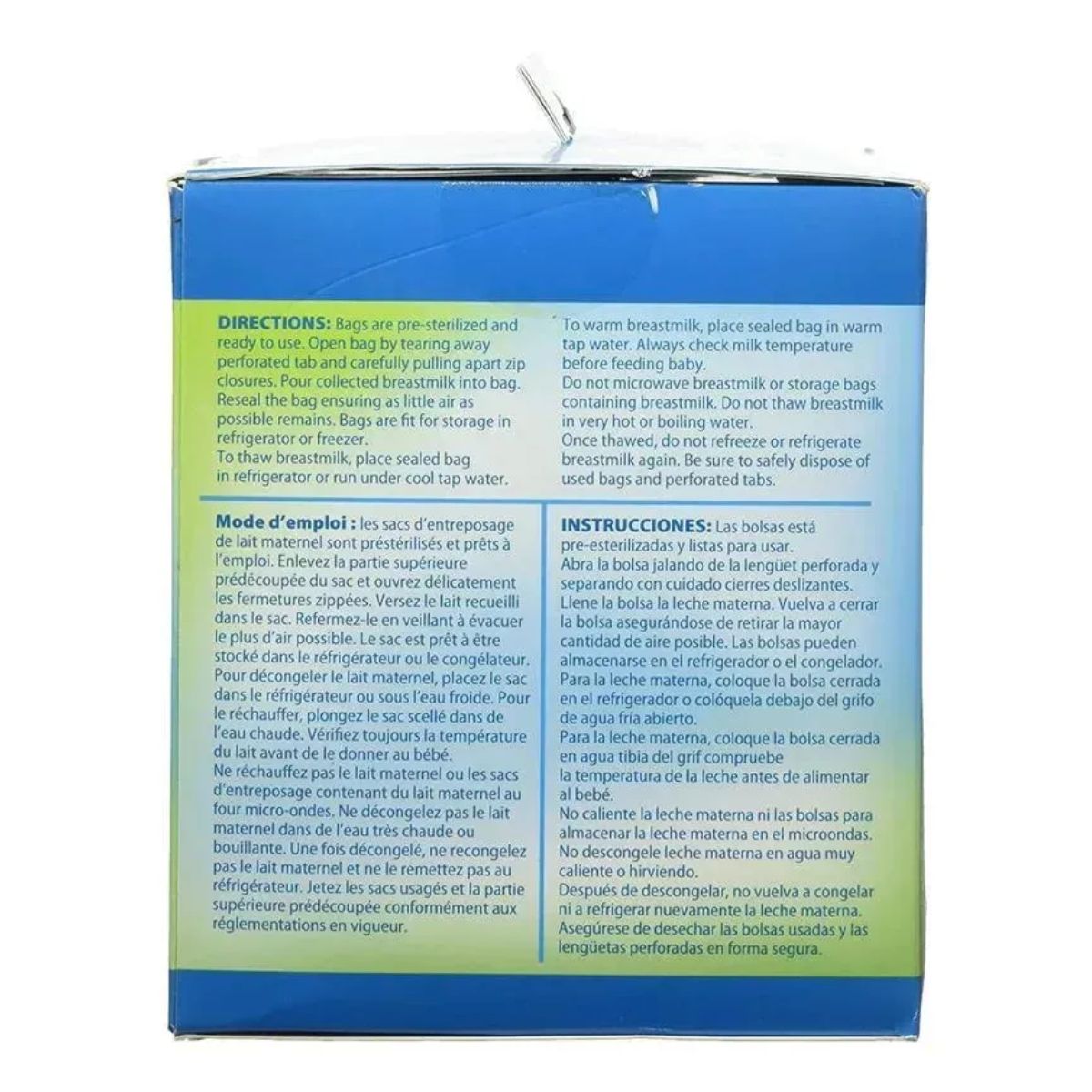 Dr. Brown's Breastmilk Storage Bags 6 oz - 100 count