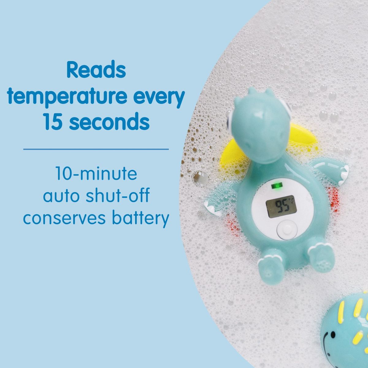 Dr. Brown's CleanUp Temposaurus Floating Bath Thermometer
