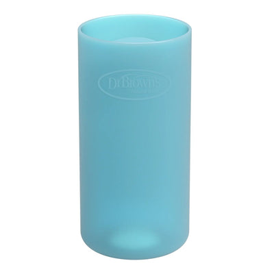 Dr. Brown’s Options+ Narrow Glass Bottle Silicone Sleeve Blue 8oz