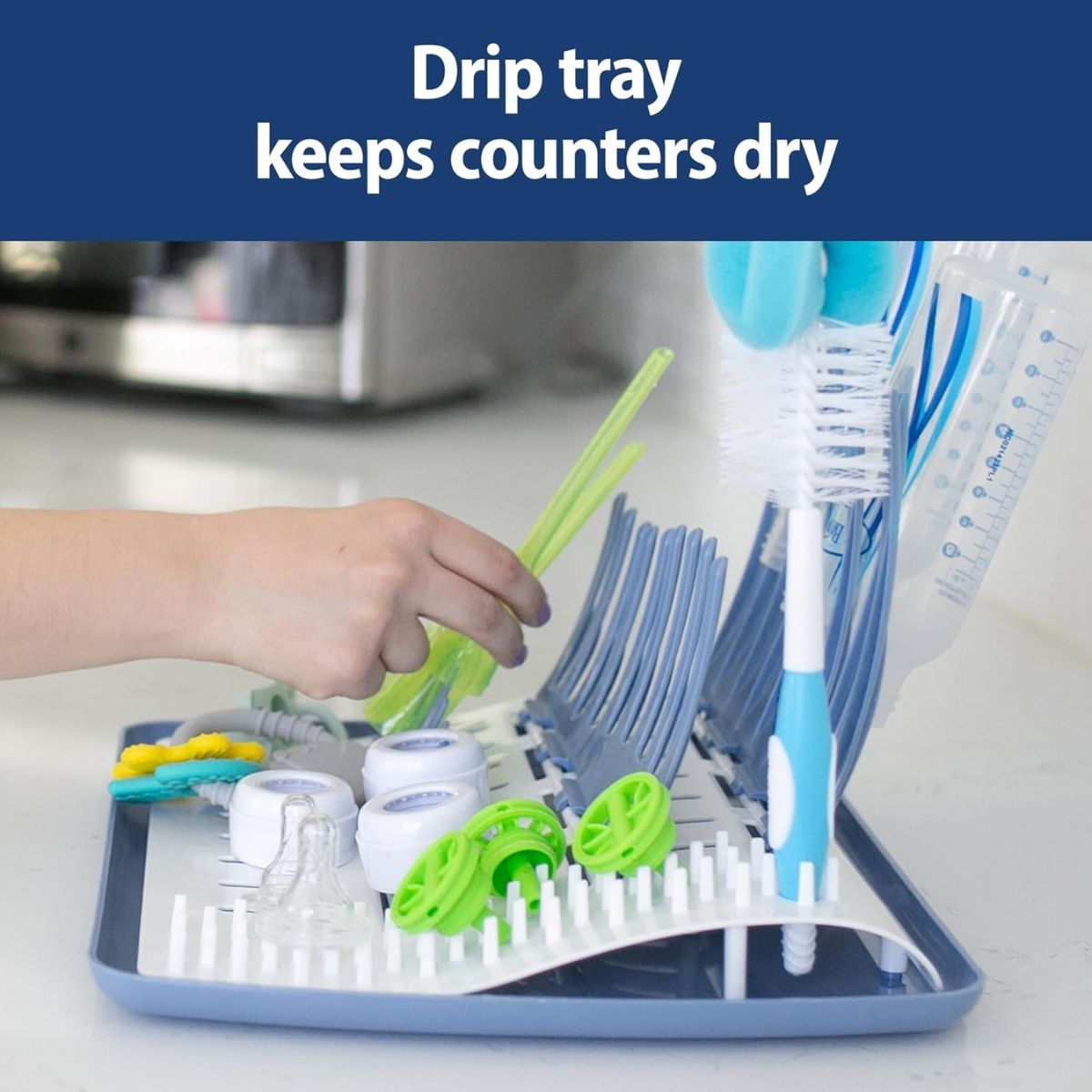 Dr. Brown's Natural Flow Folding Drying Rack