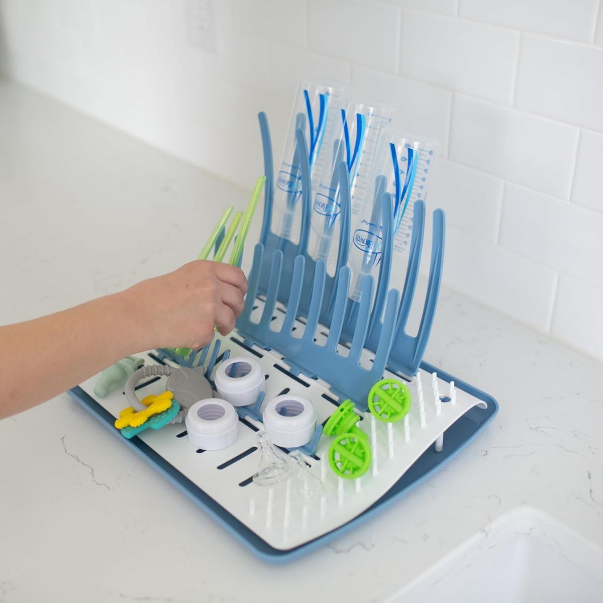 Dr. Brown's Natural Flow Folding Drying Rack