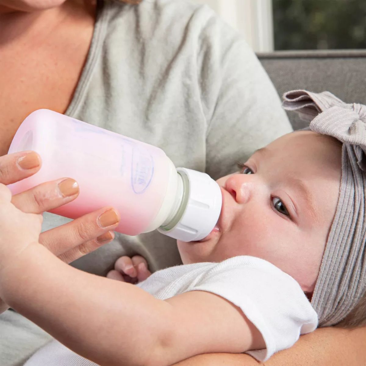 Dr. Brown’s Options+ Anti-Colic Narrow Glass Baby Bottle 4oz on Luna Baby Store Miami