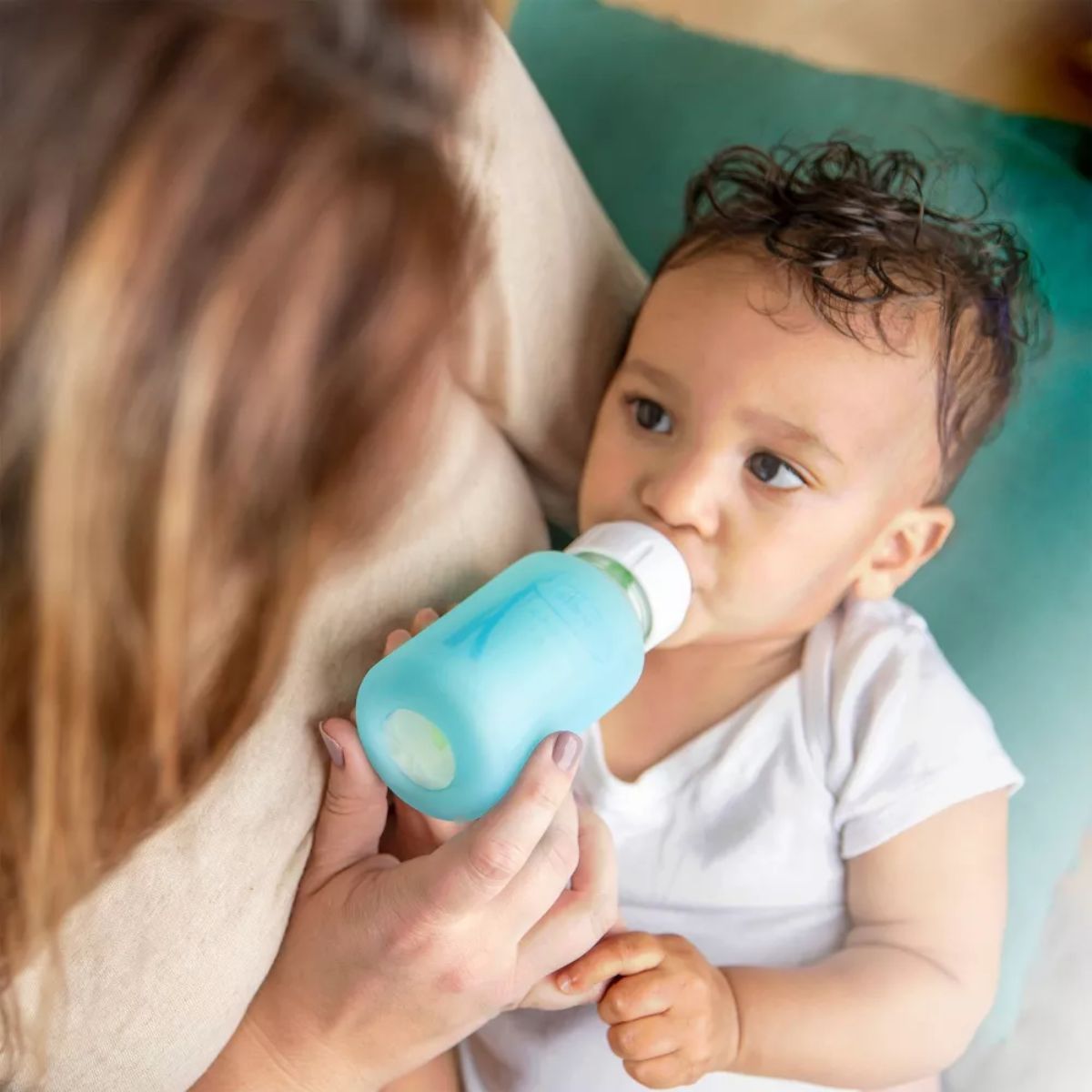 Dr. Brown’s Options+ Anti-Colic Narrow Glass Baby Bottle 4oz on Luna Baby Store Miami