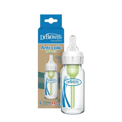 Dr. Brown’s Options+ Anti-Colic Narrow Glass Baby Bottle 4oz