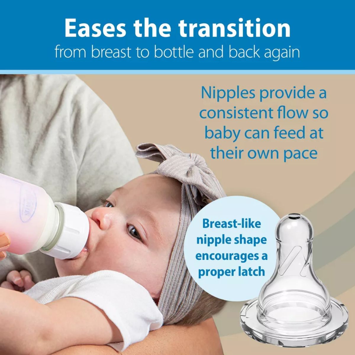 Dr. Brown’s Options+ Anti-Colic Narrow Glass Baby Bottle 4oz - Natural, Consistent Milk Flow