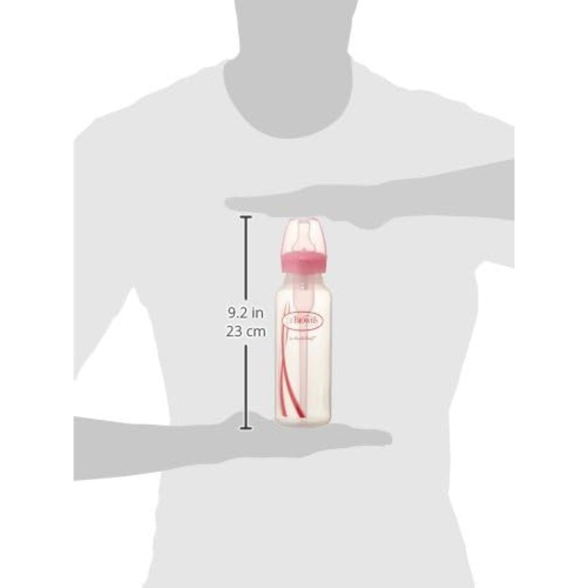 Dr. Brown’s Options+ Anti-Colic Newborn Narrow Baby Bottle Gift Set Pink - 0m+