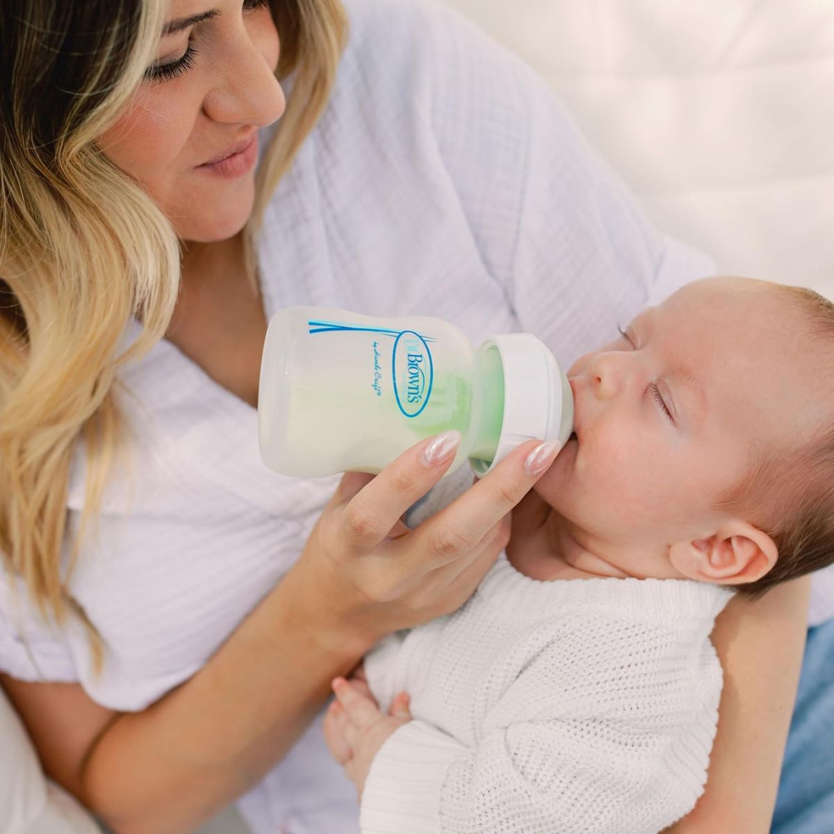 Dr. Brown’s Options+ Wide-Neck Baby Bottle Newborn Feeding Set - 0m+