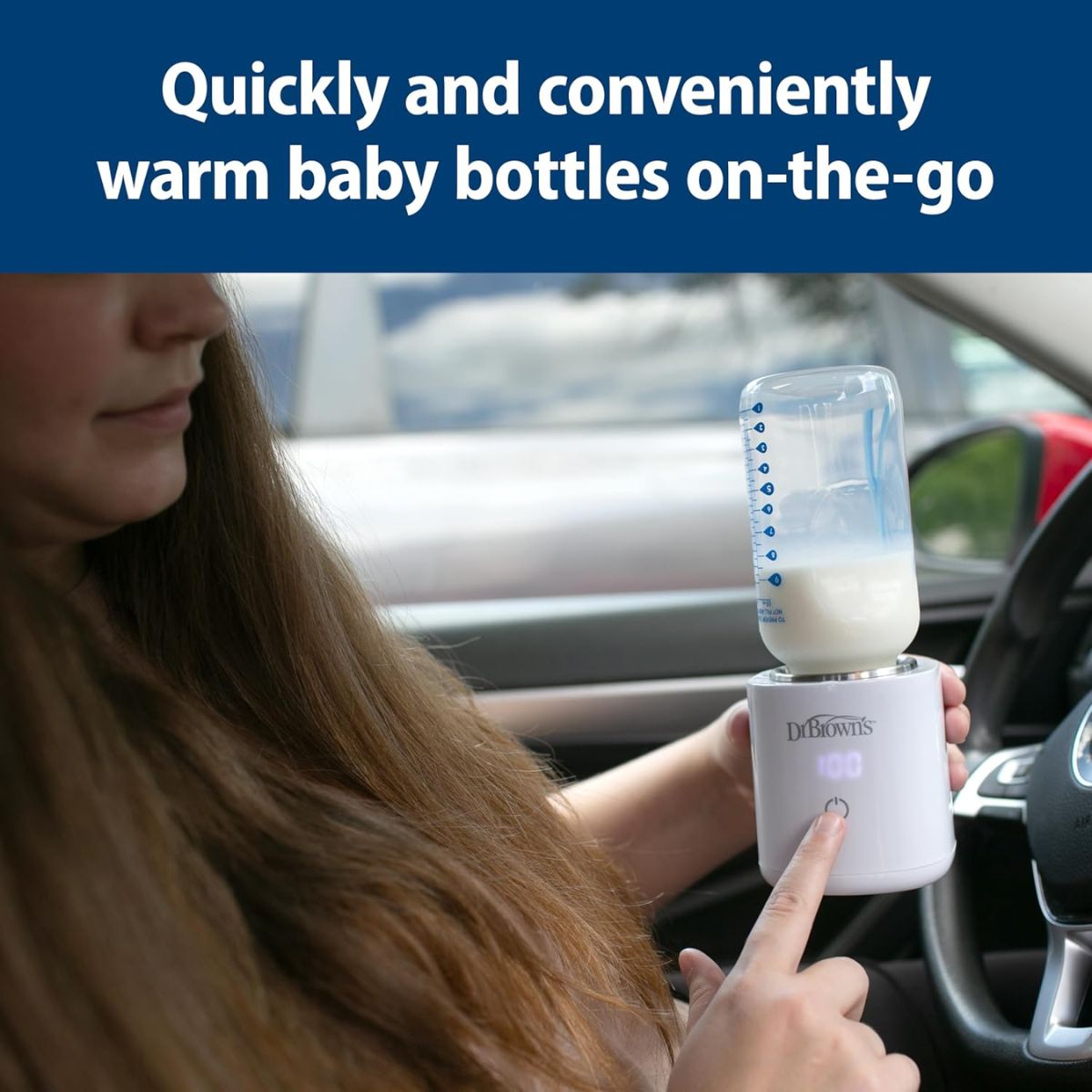 Dr. Brown's Travel Baby Bottle Warmer - Portable Warming Anywhere