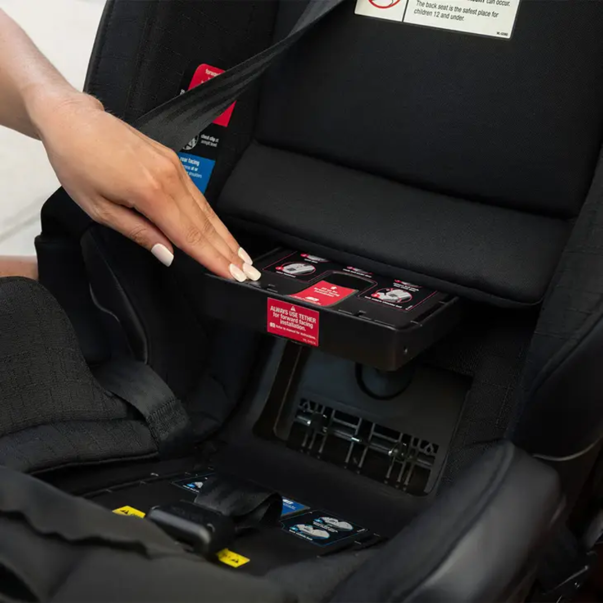 Nuna EXEC Next All-In-One Car Seat - Caviar