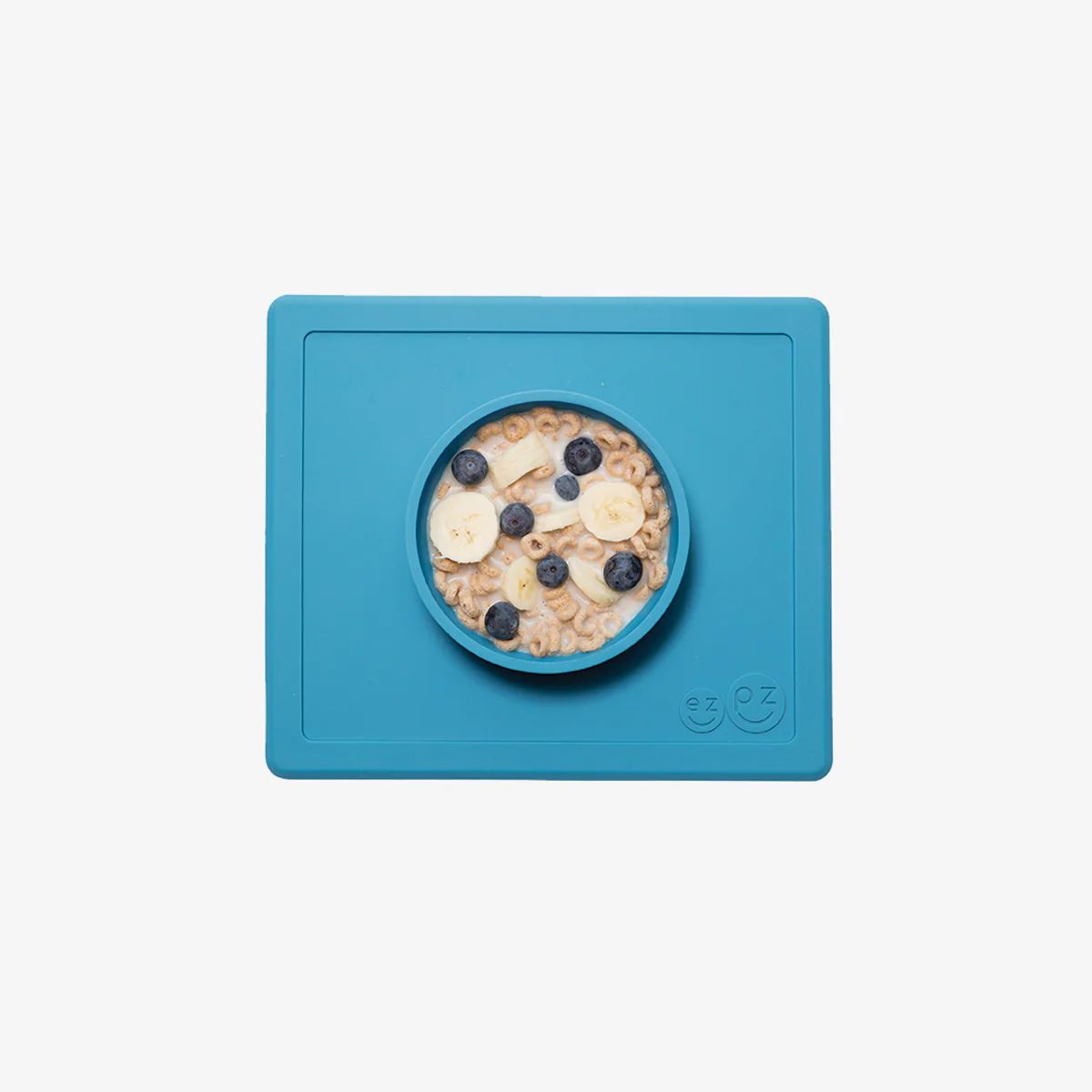 EZPZ Happy Bowl - Blue on Luna Baby Store Miami