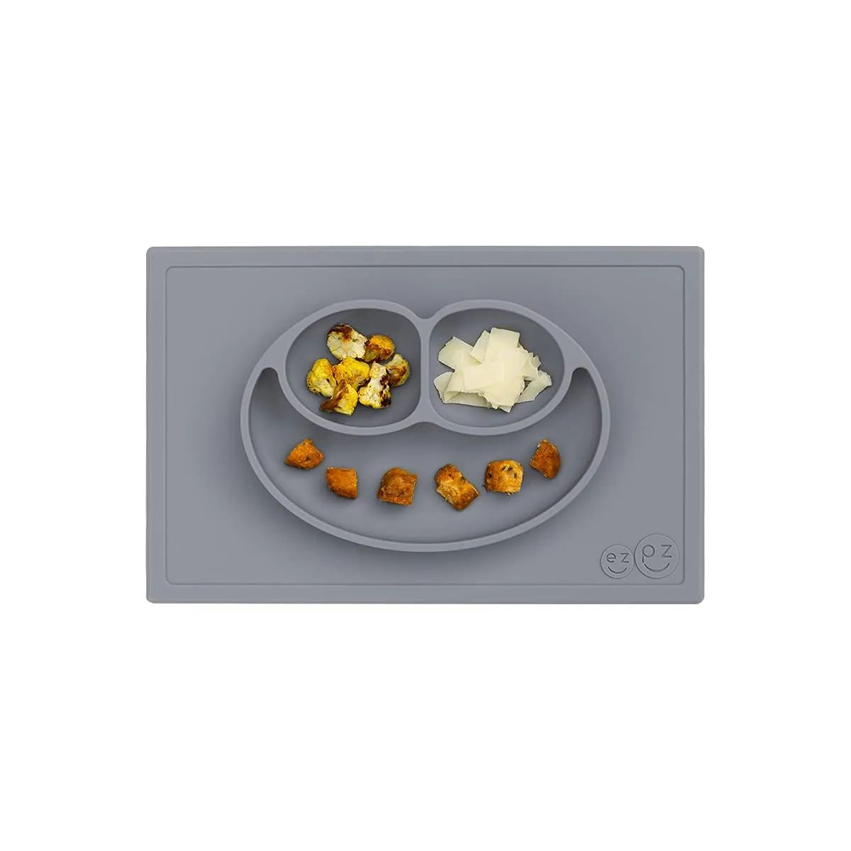 EZPZ Happy Mat - Grey - All In One Suction Placemat
