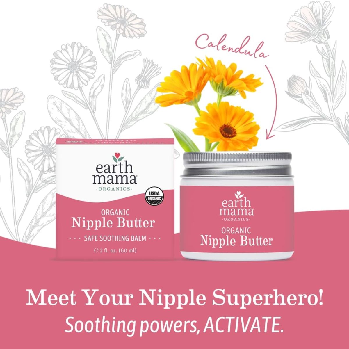 Earth Mama Organic Nipple Butter - 2 oz