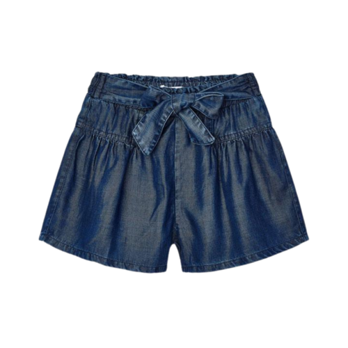 Mayoral Ecofriends Denim Loose Shorts Girl Dark Denim