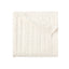 Elegant Baby Horseshoe Cable Knit Baby Blanket - White