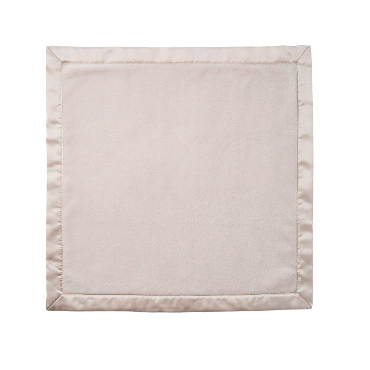 Elegant Baby Satin Flannel Fleece Baby Security Blanket - Pale Pink