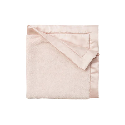 Elegant Baby Satin Flannel Fleece Baby Security Blanket - Pale Pink