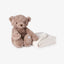 Elegant Baby Bear Bedtime Huggie Plush Toy with Blanket