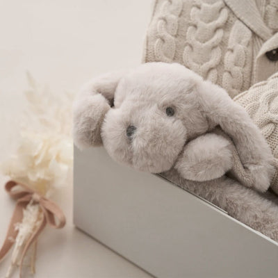 Elegant Baby Brown Puppy Baby Security Blanket