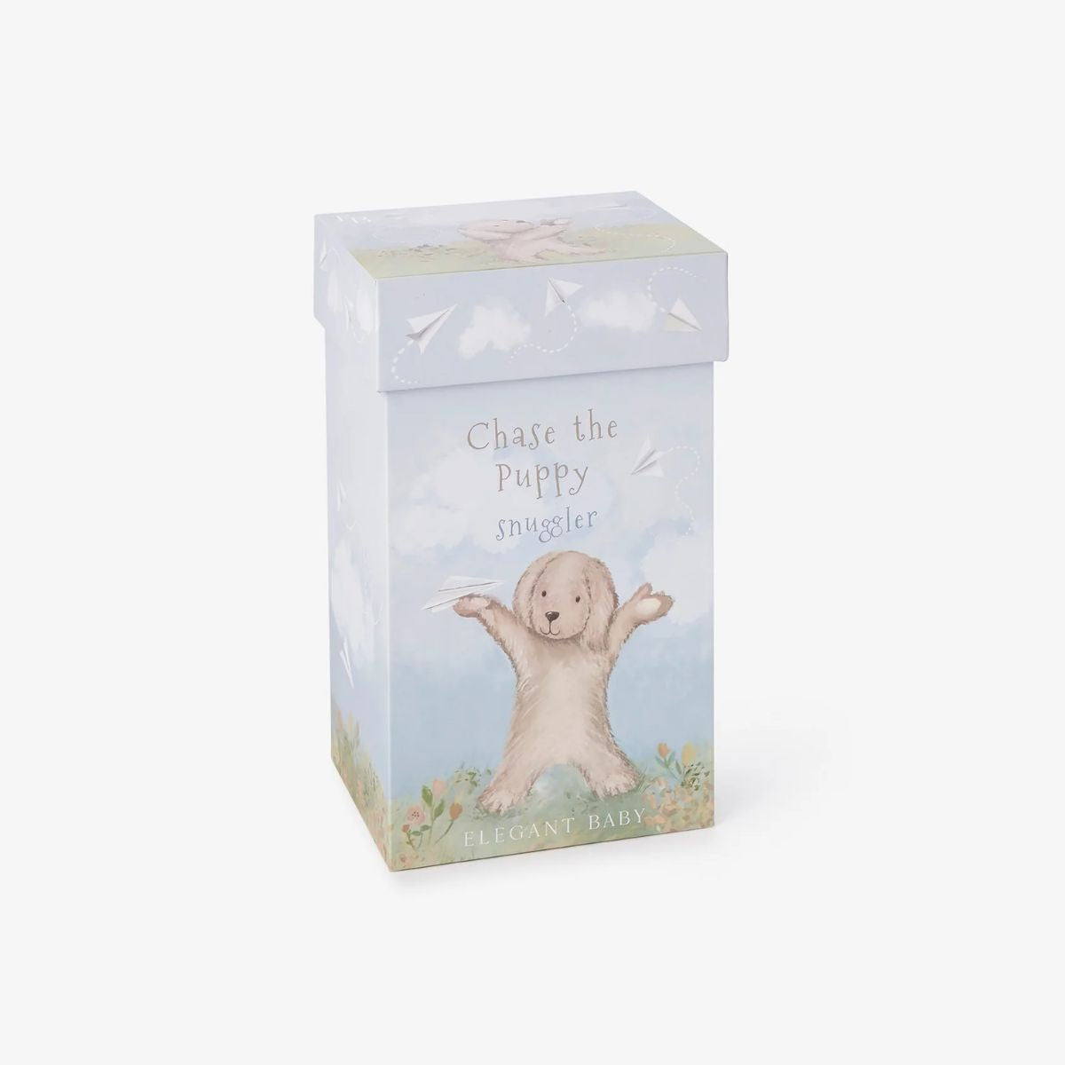 Elegant Baby Chase the Puppy Snuggler Plush Security Blanket w/ Gift Box