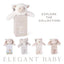 Elegant Baby Cottonball the Lamb Snuggler Plush Security Blanket w/ Gift Box on Luna Baby Store Miami