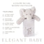 Elegant Baby Lucky the Elephant Snuggler Plush Security Blanket w/ Gift Box on Luna Baby Store Miami