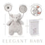 Elegant Baby Lucky the Elephant Snuggler Plush Security Blanket w/ Gift Box on Luna Baby Store Miami