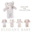 Elegant Baby Lucky the Elephant Snuggler Plush Security Blanket w/ Gift Box on Luna Baby Store Miami