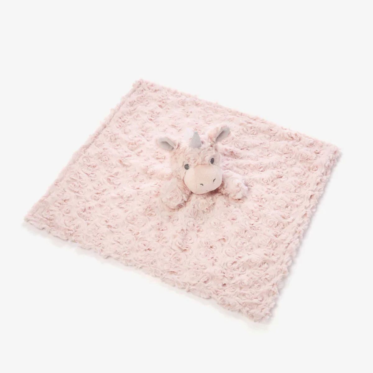 Elegant Baby Pink Unicorn Baby Security Blanket