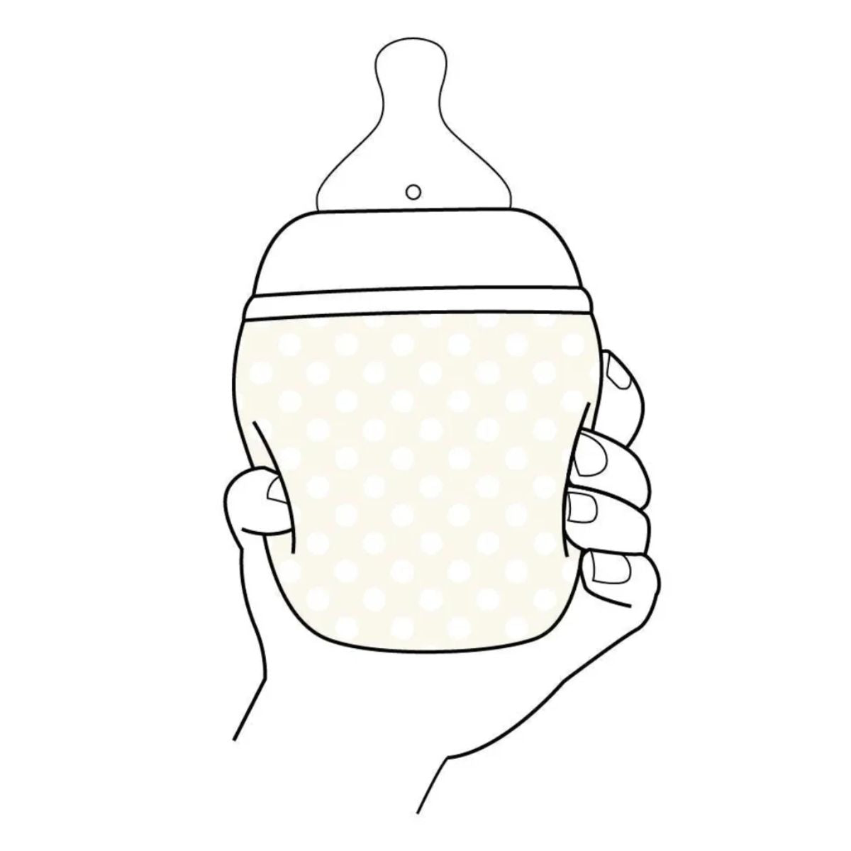 Élhée Baby Bottle 150ml Tartine et Chocolat Toile de Jouy Blue 0M+