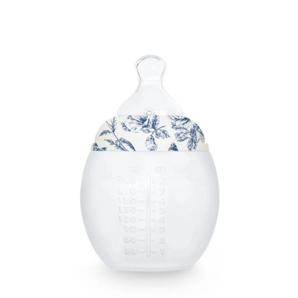 Élhée Baby Bottle 240ml Tartine et Chocolat Toile de Jouy Blue 0M+