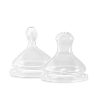Élhée Medium Flow Silicone Bottle Nipples (M) – 2 Pack