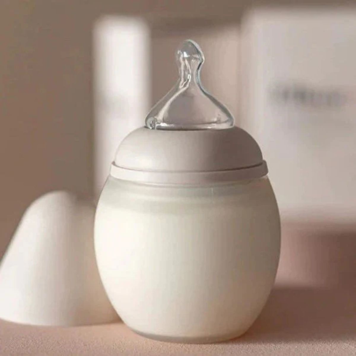 Élhée Medium Flow Silicone Bottle Nipples (M) – 2 Pack