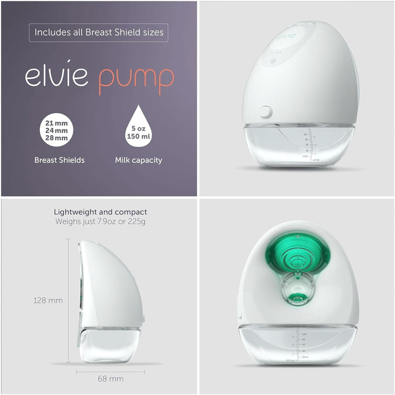 Elvie Breast Pump Smart Wearable Hands Free Double