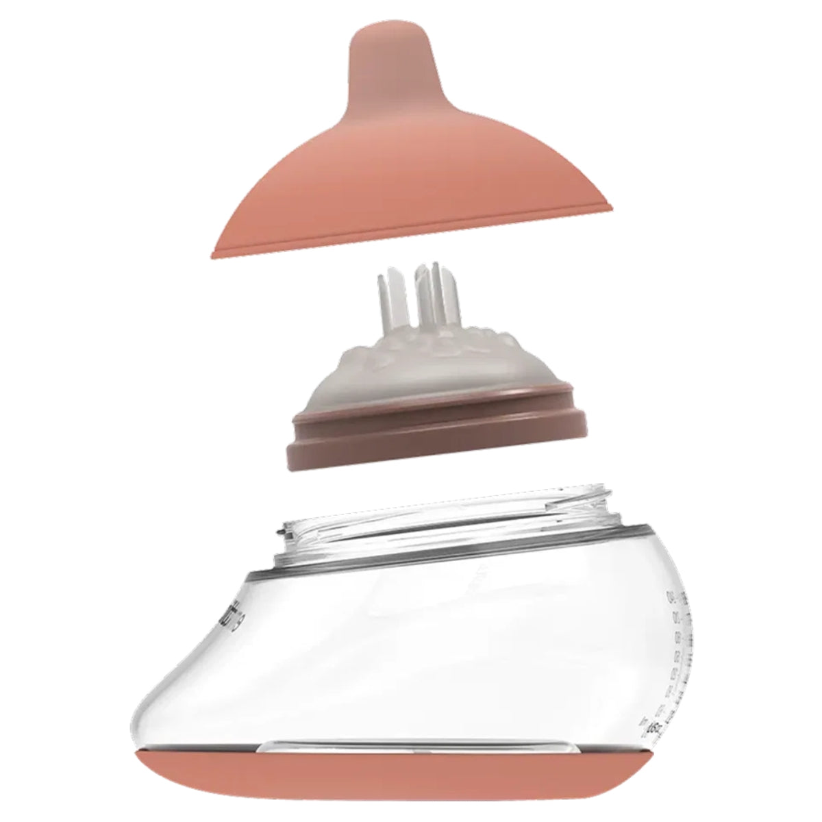 Emulait Baby Bottle Nipples 2-Pack - Light, Shape 4
