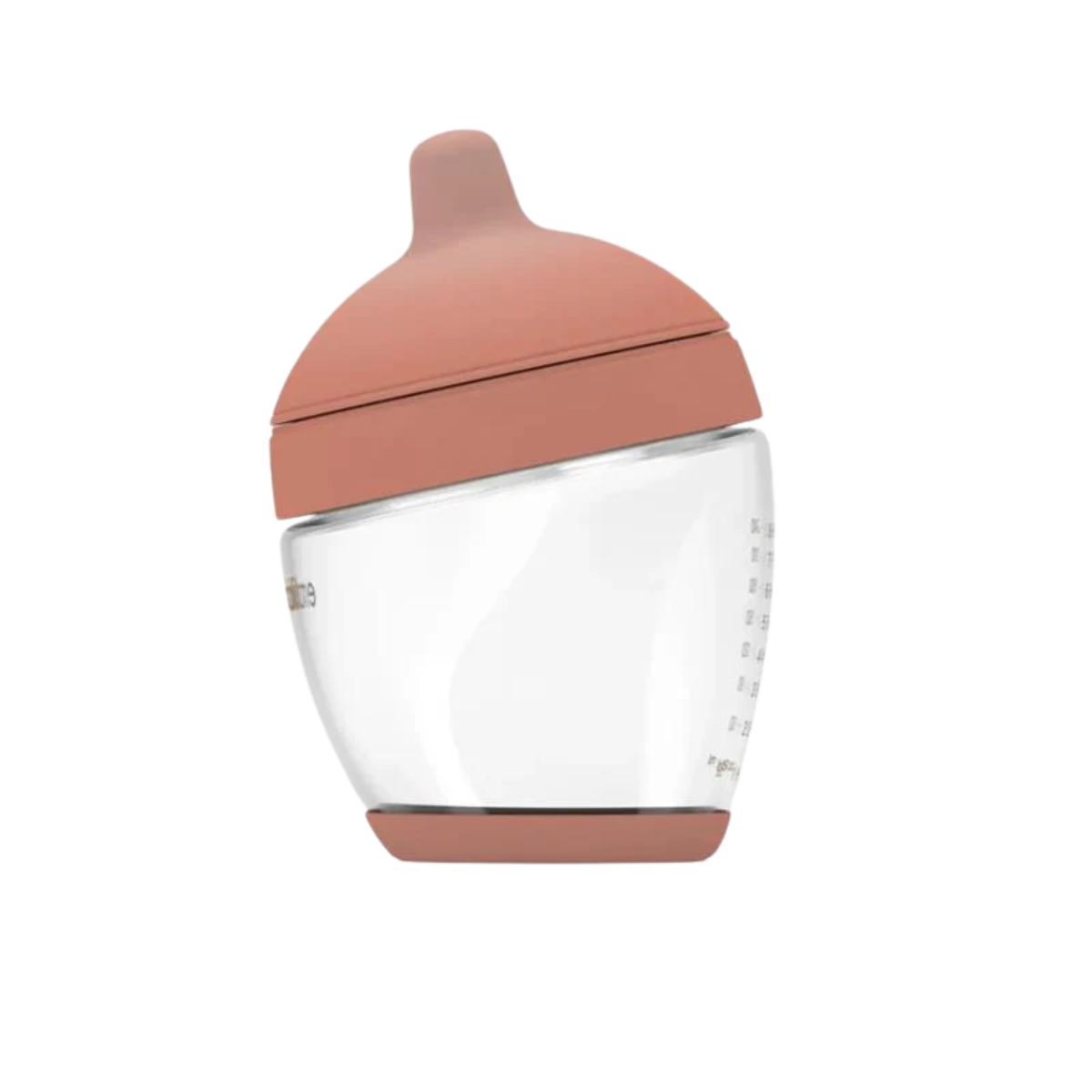 Emulait Classic Glass Baby Bottle – Shape 4, Medium Tone