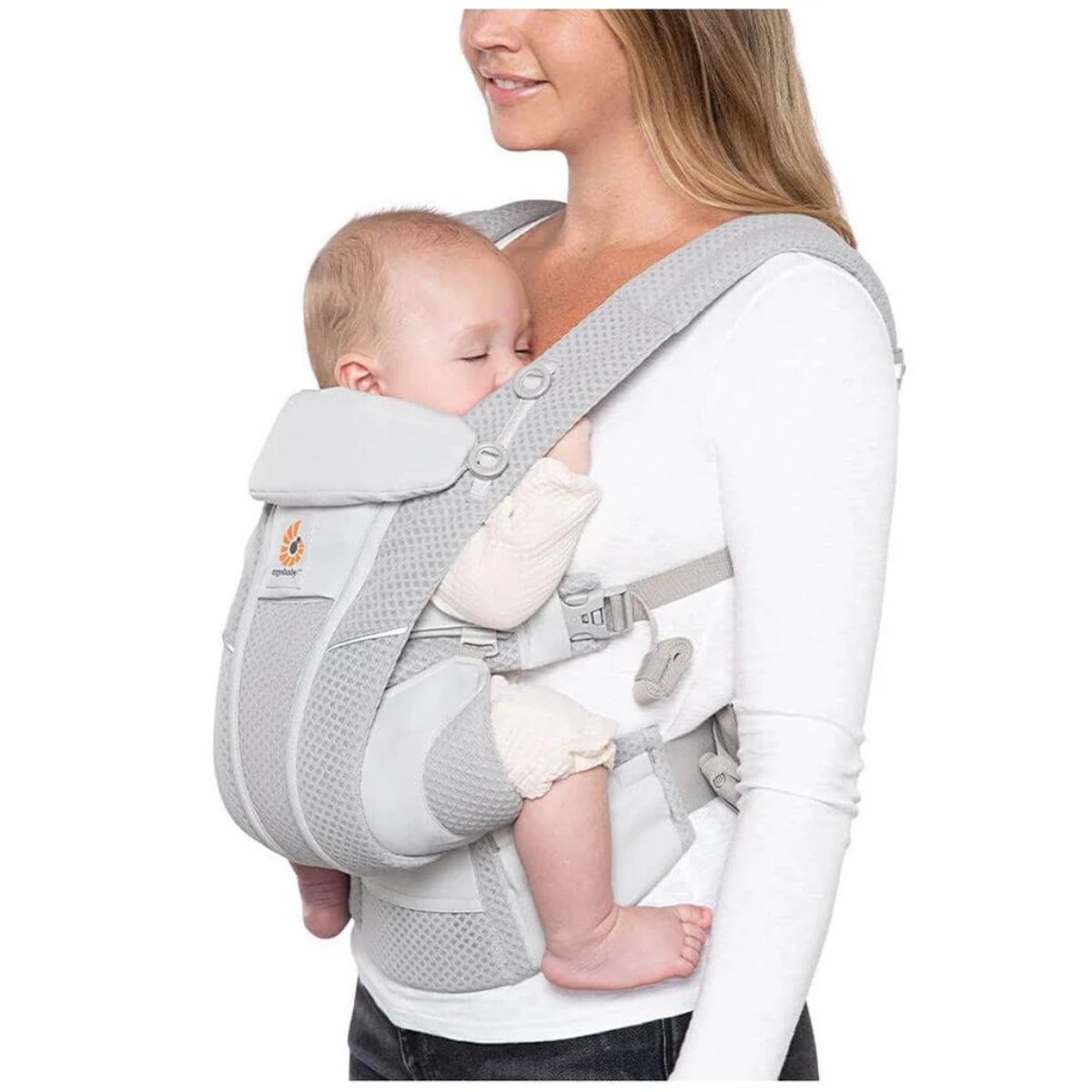 Ergobaby 4 Position Omni Breeze Infant Kangaroo - Pearl Gray