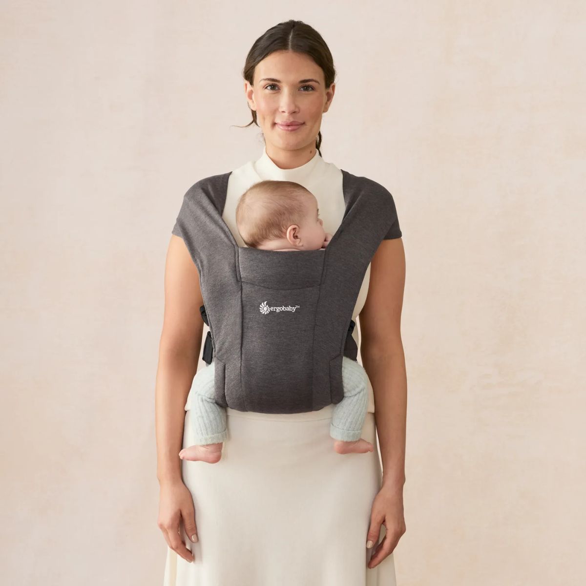 Ergobaby Embrace Newborn Baby Carrier 0-12M - Heather Grey