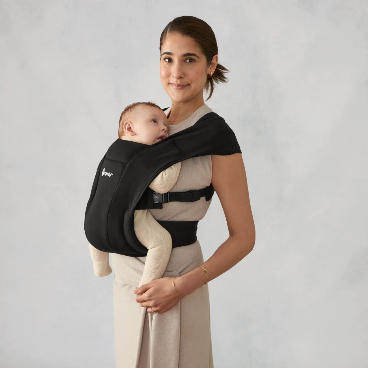 Ergobaby Embrace Newborn Baby Carrier 0-12M - Pure Black