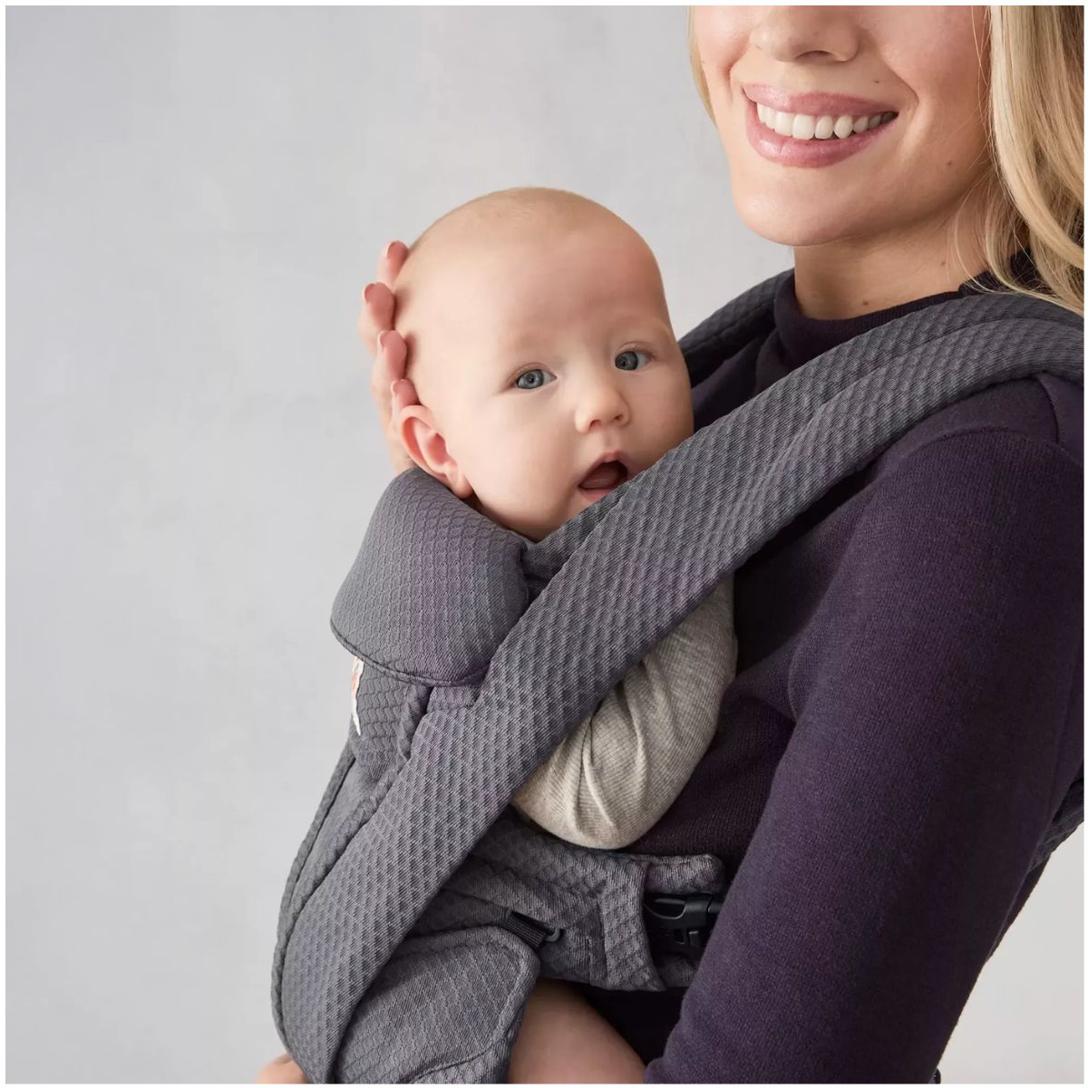 Ergobaby Omni Deluxe Newborn Baby Carrier 0-48M - Graphite Grey
