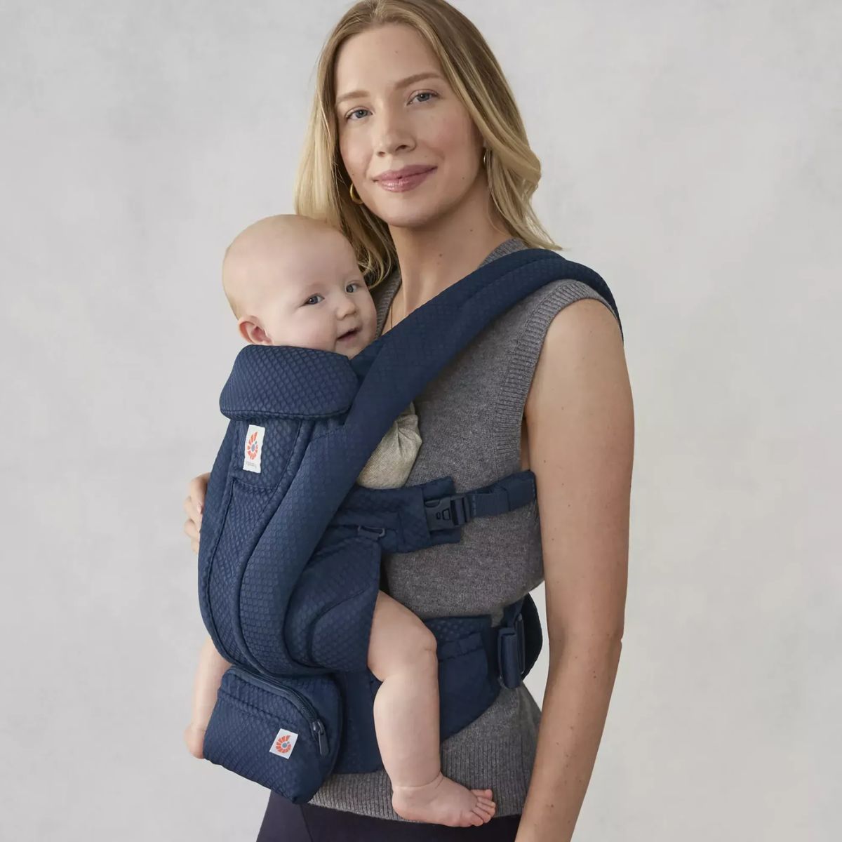 Ergobaby Omni Deluxe Newborn Baby Carrier 0-48M - Midnight Blue