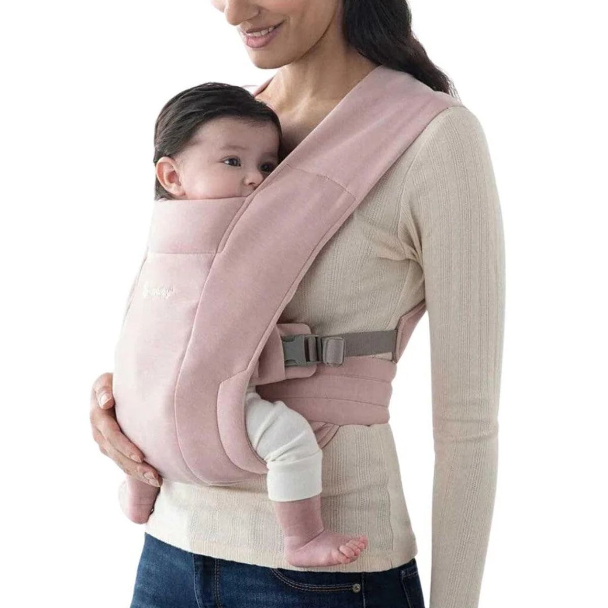 Ergobaby Omni Embrace Mesh Baby Carrier - Blush Pink on Luna Baby Store Miami
