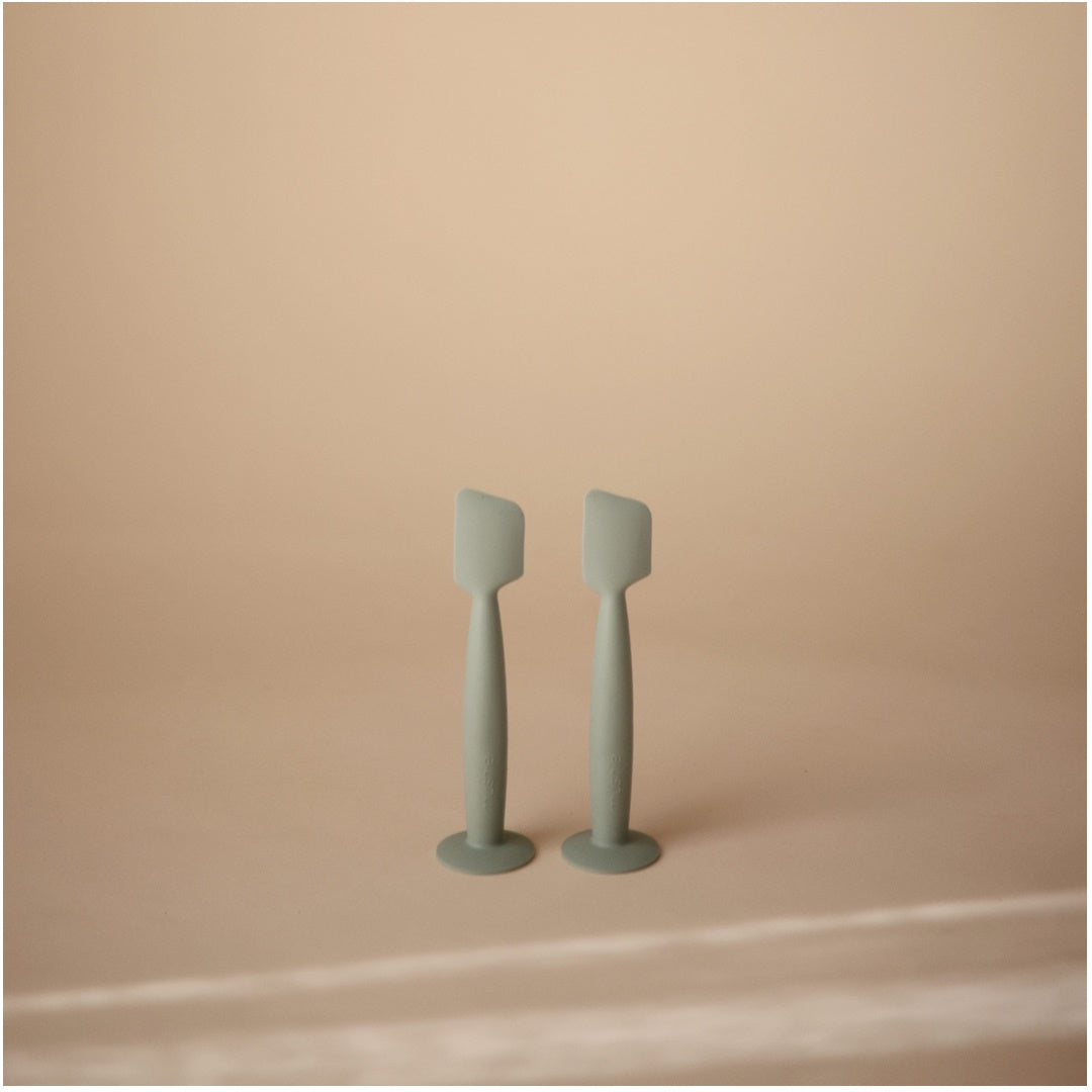 Mushie Diaper Cream Applicator Cambridge Blue