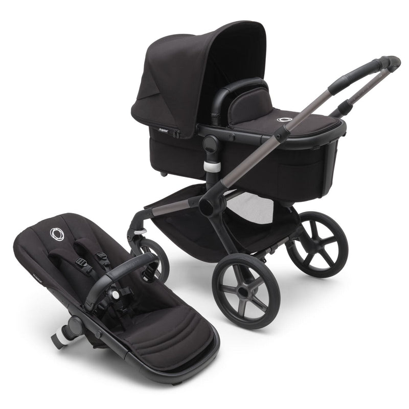 Bugaboo Fox 5 Bassinet & Seat Stroller - Graphite Chassis-Black - Luna Baby Store Miami