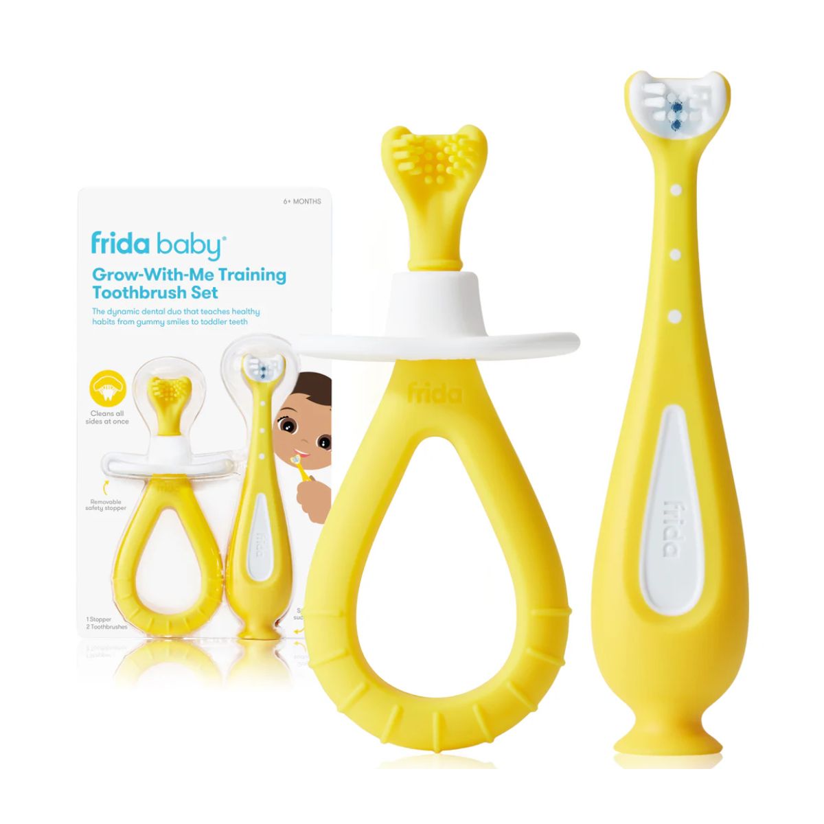 Frida Baby Grow-with-Me Training Toothbrush Set